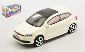 Modellino auto scala 1:43 Burago VW POLO GTI MARK 5 WHITE modellismo statico ... - Foto 1 di 1