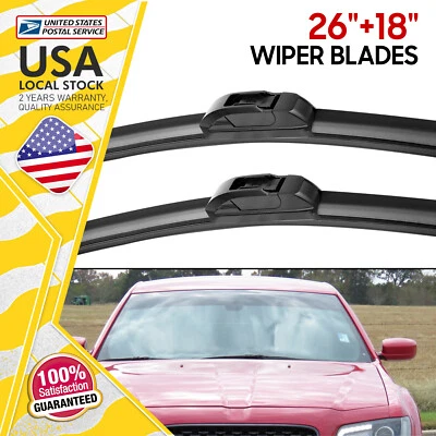 Juego de limpiaparabrisas delantero Premium 26" 18" para Toyota Prius V 2013-2015 Foto 1 de 4