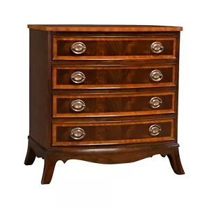 NBR028, Niagara Furniture, Banded Mahogany Chest of Drawers - Picture 1 of 15