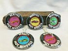 Mattel Hot Wheels Button Pin Lot of 5 Redline Customs Demon Jack Rabbit