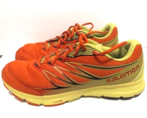 Salomon Sense Link Mens Sneakers, Size 11 Ortholite! Giecko Green/Tomatoe Red/Bl - Picture 1 of 6