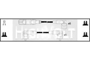 IGNITION LEADS SET FOR VW VENTO 2.8 1992-1993 OEF119-8 - Picture 1 of 1