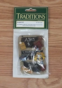 Genuine Traditions (BLB451VP) 2" Pack of 3 Small Craft Resin Blackboards *READ* - Picture 1 of 6