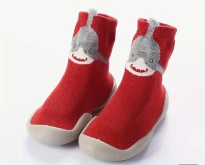 Calcetín Zapatos Bebé Niño Pequeño Antideslizante Zapatillas Calcetines Talla 3.5 Foto 1 de 3
