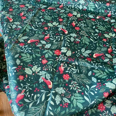 The Farmhouse Rachel Ashwell Round Christmas Tablecloth | 69" round - Image 1 of 4