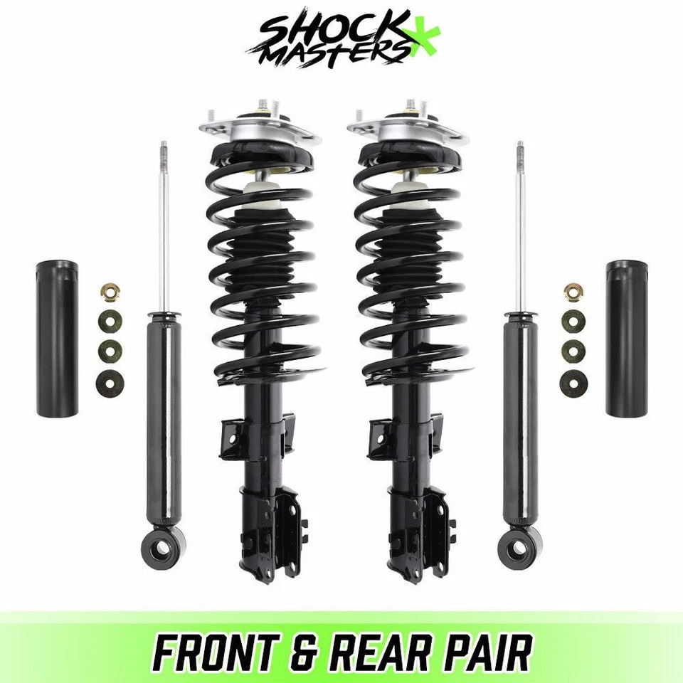 Front Rear Suspension Complete Struts and Shocks Kit 1998-2004 Volvo C70 Foto 1 de 4