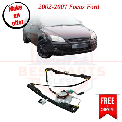 Nuevo regulador de ventana delantera 6S4Z5423200BB para Ford Focus ZX5 2002-2006 sedán Foto 1 de 4