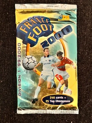 POCHETTE PACKET DS COLLECTION 7 TRADING CARDS FOOT 2000 NEW NO PANINI ROOKIE