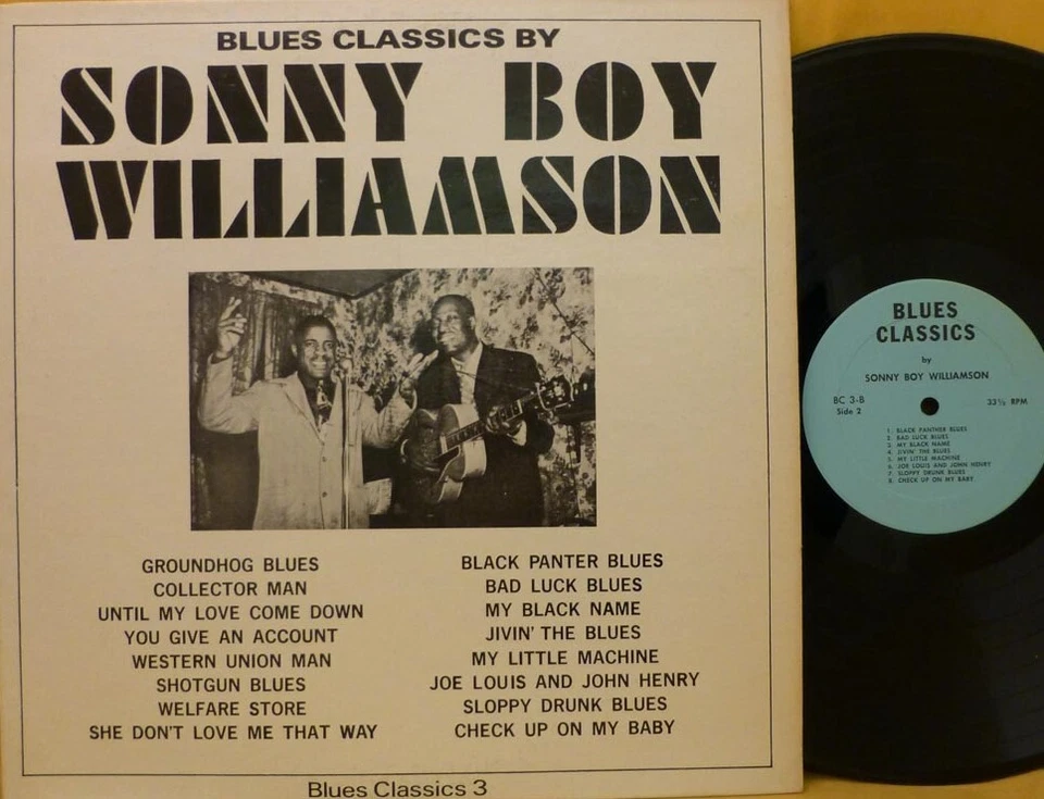 Sonny Boy Williamson Blues Classics By Sonny Boy Williamson LP US 1964 NM - Image 1 of 1