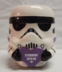 2022 Star Wars Stormtrooper 13,5 oz Tasse Valentines "Storming into UR Heart" RAR - Bild 1 von 12