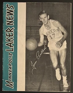 1953-54 Minneapolis Lakers Pre Season Program-Jim Pollard George Mikan - Picture 1 of 14