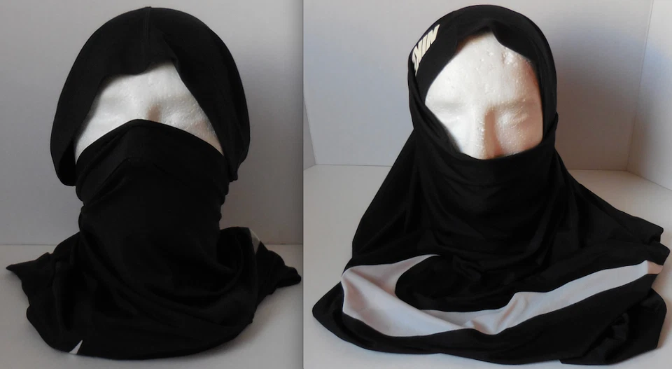 Nike Dri-Fit Women's Mesh Hood Scarf Black/Phantom OSFM