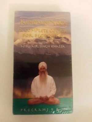 Kundalini Yoga A Complete Course for Beginners Programs 9 & 10 VHS Cassette New - Image 1 of 2