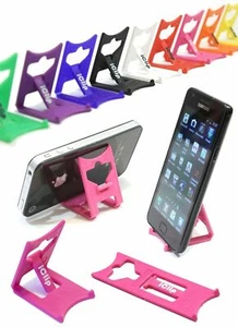 Faltbarer Handy Ständer Halterung Tablet MITTEL Universal klappbar tragbar pink - Bild 1 von 5