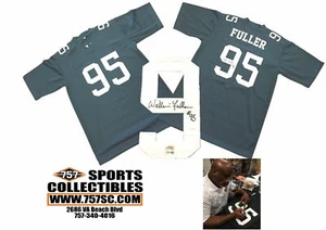 Philadelphia Eagles William Fuller Signed Autographed Green Custom Jersey 757 Au - Picture 1 of 1