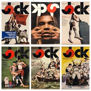 6 Jock Sports Magazines Pocket Programs Poster Ali, Mets, Madison Square Garden
