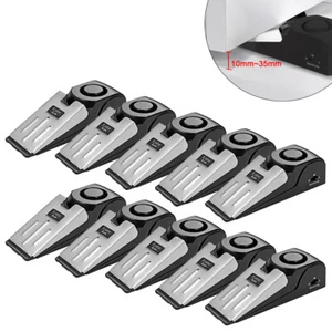 10cs Security Door Stop Alarm 120dB Hotel Home Wireless Security Safety Tools US - Picture 1 of 14