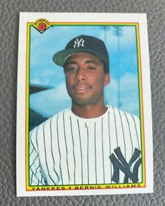 Bernie Williams 1990 Bowman #439 ROOKIE CARD New York Yankees