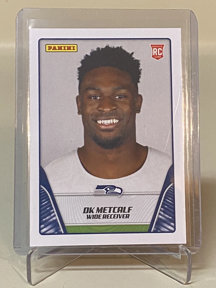 2019 DK Metcalf Panini NFL Sticker Collection Rookie Card - Image 1 of 2
