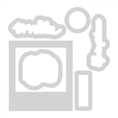 SIZZIX HAMPTON 艺术框架带邮票点击 — 第 1/3 张图片