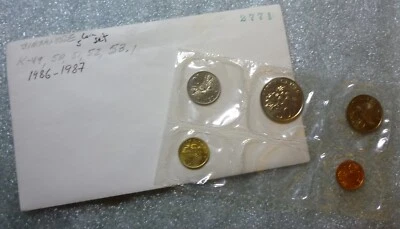 Singapur 1986 1987 - juego tipo bu (5) - 1, 5, 10, 20, 50 centavos - sellado - raro Foto 1 de 4