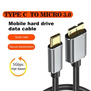 Hard Drive Cable Universal USB 3.0 Cable 3A Fast Charging 5Gbps USB - Photo 1 sur 17