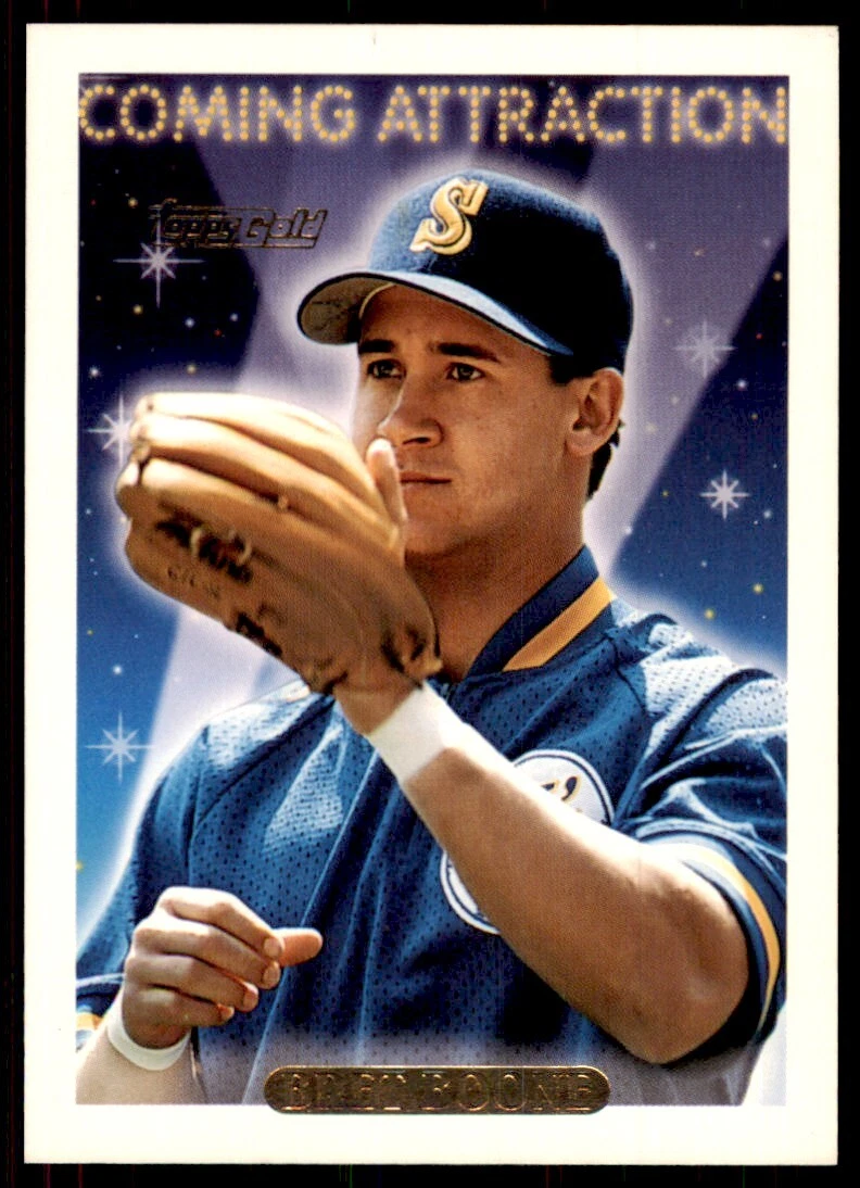 1993 Topps Gold. Bret Boone Baseball Cards #808