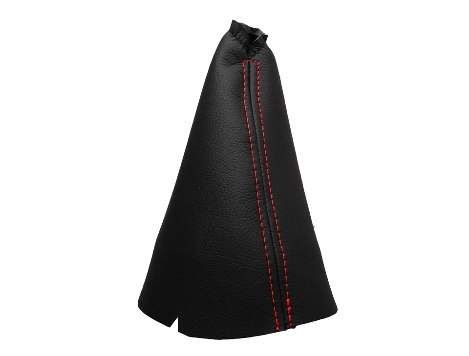 Red Thread Genuine Leather Shift Boot Shift Cover For Nissan Note 2005-2012 - Image 1 of 1