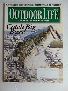 OUTDOOR LIFE MAGAZINE MAY 1995 Catching Big Bass - Picture 1 of 1