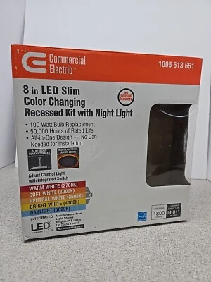 Eléctrico comercial 8 pulgadas Canless Ajustable CCT Integrado LED Luz Empotrada T Foto 1 de 4