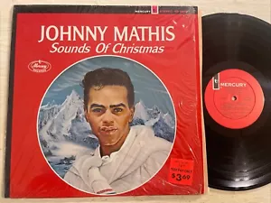 Johnny Mathis Sounds Of Christmas LP Mercury Stereo Holiday + Shrink EX!!!! - Picture 1 of 4