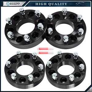 4Pc 1.25" 6x5 to 6x5.5 Conversion Wheel Adapters For Chevy Trailblazer GMC Envoy - Picture 1 of 13