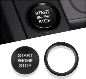 Car Push Start Button Cover Compatible with Audi,Cool Aluminum Engine Start  - Picture 1 of 12