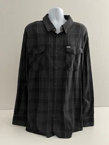 Dixxon Flanell Co Murphy Bambus Langarm Herren 4X Perle Druckknopf Knopfleiste Shirt - Bild 1 von 8