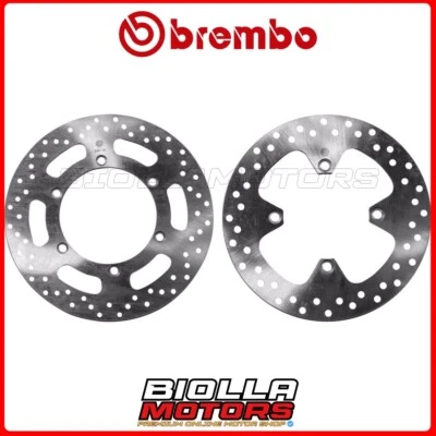 KIT DISCHI FRENO BREMBO TRIUMPH BONNEVILLE AMERICA 800 2006 ANTERIORE + POSTERIO - Imagem 1 de 4