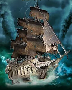 Juguetes modelo tridimensional de metal holandés volador de Piratas del Caribe - Imagen 1 de 10