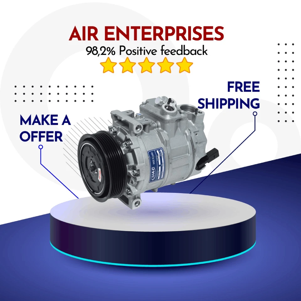 Compressor A/C Fit Volkswagen Bora 2006-2010, Volkswagen CC 2009-2017 - Image 1 of 1