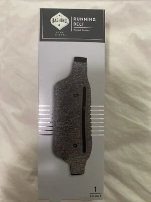 Riñonera con cinturón para correr senderismo trotar bolsa deportiva gris/negro - elegante NUEVO Foto 1 de 3