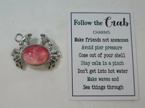 L1 FOLLOW THE CRAB Taschenfigur Charm ER64170 Krebs Sternzeichen Schmuck Ganz - Bild 1 von 19
