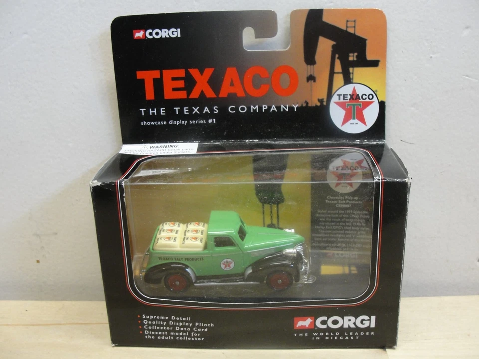 NEW CORGI CHEVROLET PICK-UP TEXACO SALT PRODUCTS 1:43 SCALE DIE-CAST VEHICLE - Image 1 of 1