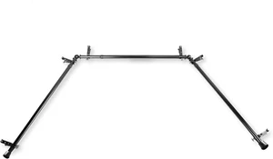 13/16" Bay Window Curtain Rod 20"-36", 38"-72" - Black - Picture 1 of 5