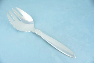 Вилка для сервировки салата Georg Jensen Cactus чистое серебро 8-3/4 дюйма без монограммы - Изображение 1 из 4