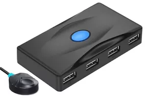 Interruptor para compartir dispositivos USB 2.0 con 2 entradas USB y 4 salidas USB - Imagen 1 de 6