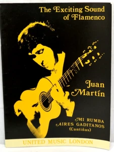 The Exciting Sound of Flamenco Juan Martin 1975 Sheet Music Book - Picture 1 of 8