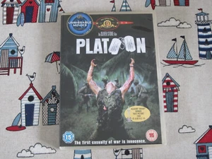 PLATOON 1986 FILM STARRING CHARLIE SHEEN DVD REGION 2 UK PAL FORMAT ONLY OK - Picture 1 of 4