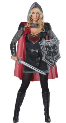Disfraz de caballero valioso de Halloween para mujer Foto 1 de 2