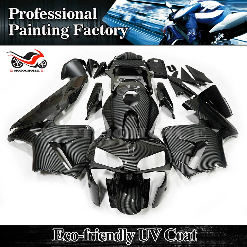 Carbon Fiber Painted Fairing Kit for Honda CBR600RR 2003 2004 Injection Bodywork - Image 1 of 4
