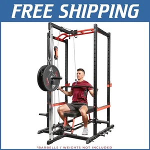 Durable Alloy Steel Power Rack - 1000 LB Capacity with Adjustable Resistance - Picture 1 of 9