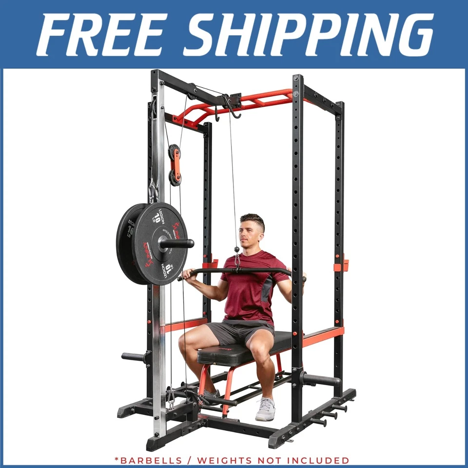 Durable Alloy Steel Power Rack - 1000 LB Capacity with Adjustable Resistance - Image 1 of 4