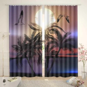 Splicing Stabilization 3D Curtain Blockout Photo Printing Curtains Drape Fabric - Picture 1 of 12